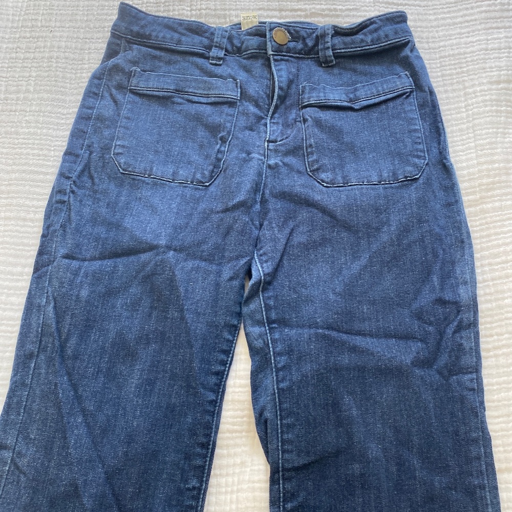Life in Progress vintage high rise flares size 26